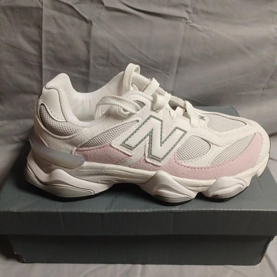 BOXED PAIR OF NEW BALANCE 9060 SNEAKERS – UK SIZE 2