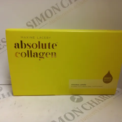 SEALED MAXINE LACEBY ABSOLUTE COLLAGEN ORAL SUPPLEMENTS - ORIGINAL LEMON