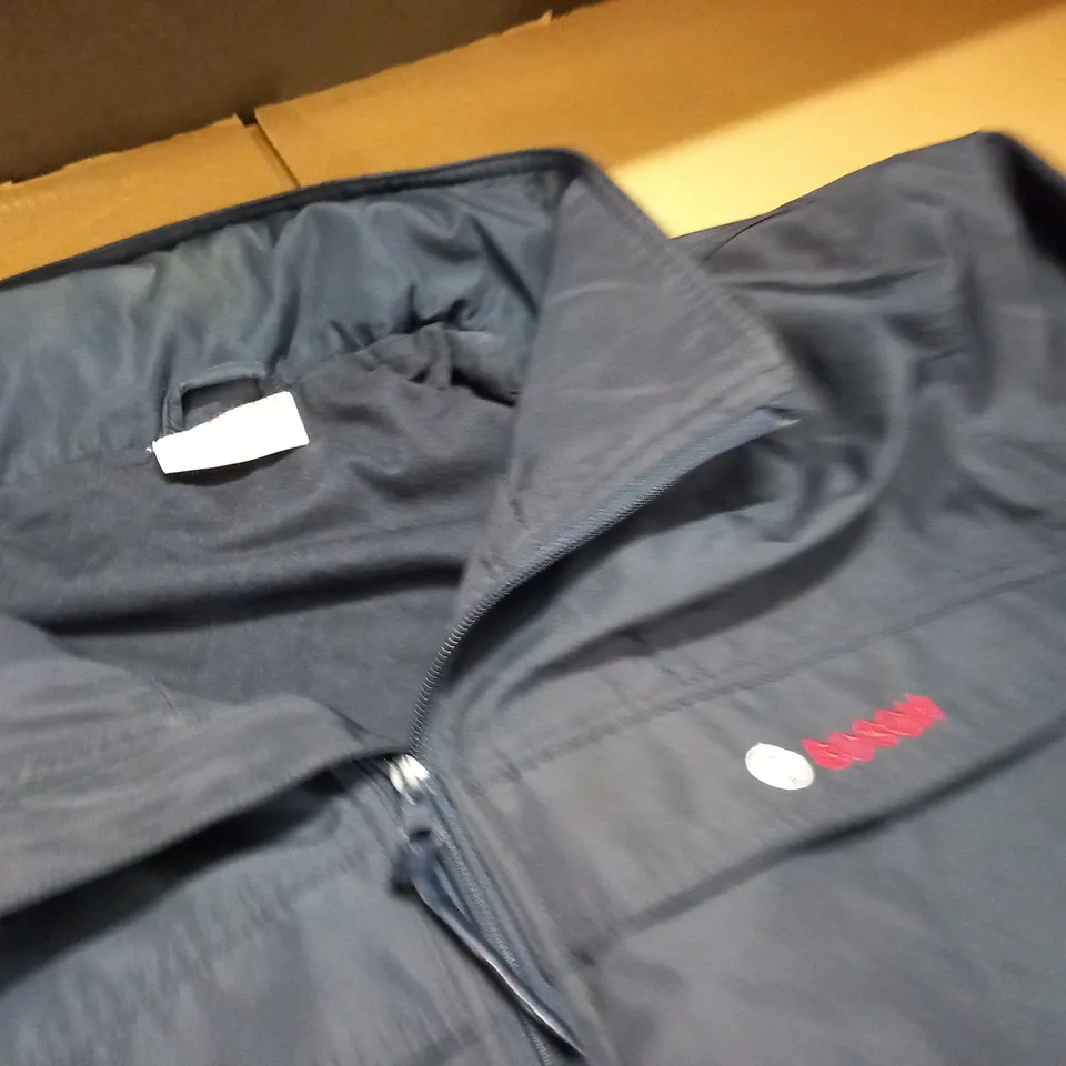 BOSCH ZIP THROUGH NAVY COAT - L