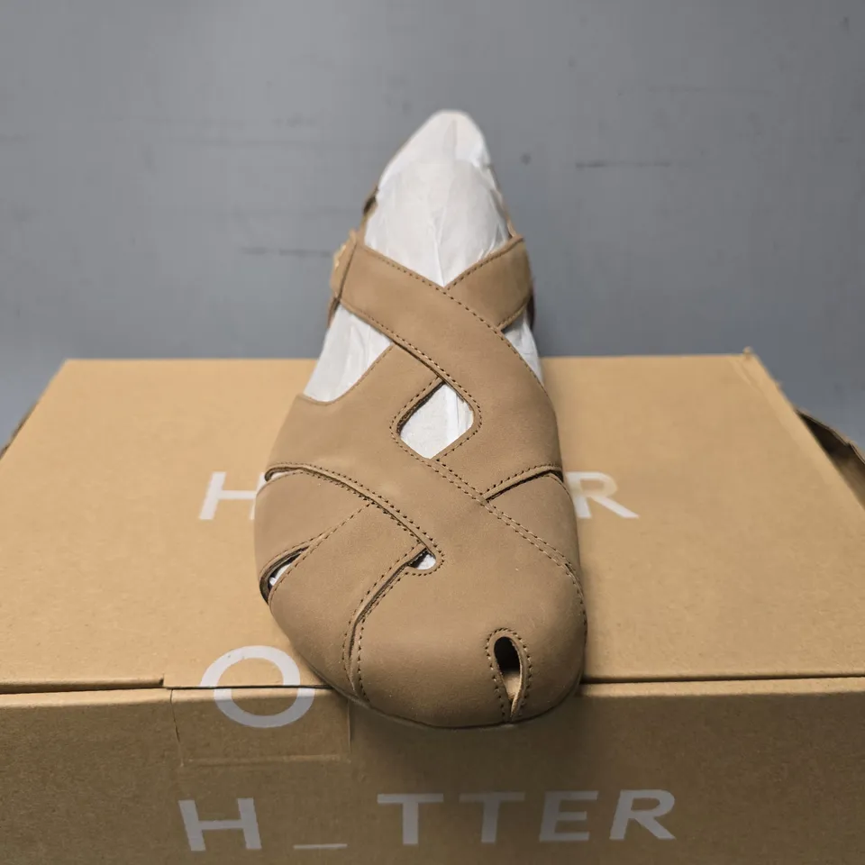 BOXED HOTTER CATSKILL II SHOES - UK 7 