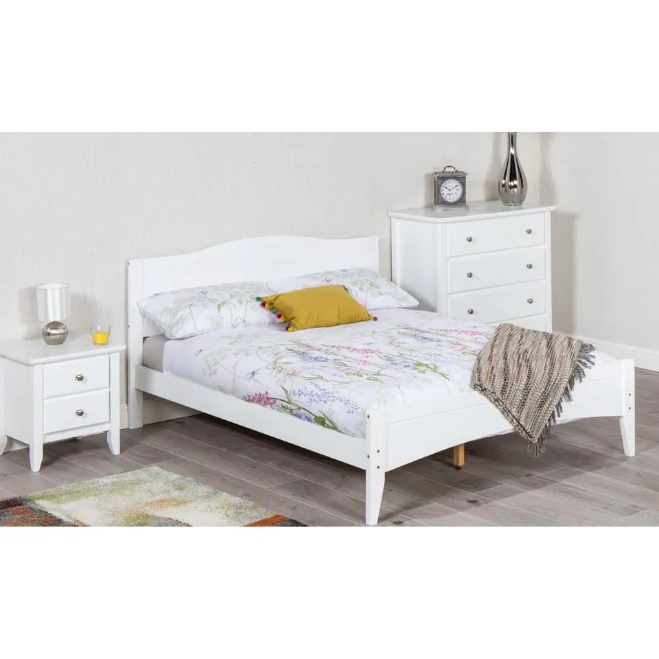 BOXED SHEFFORD DOUBLE BED FRAME (3 BOXES)