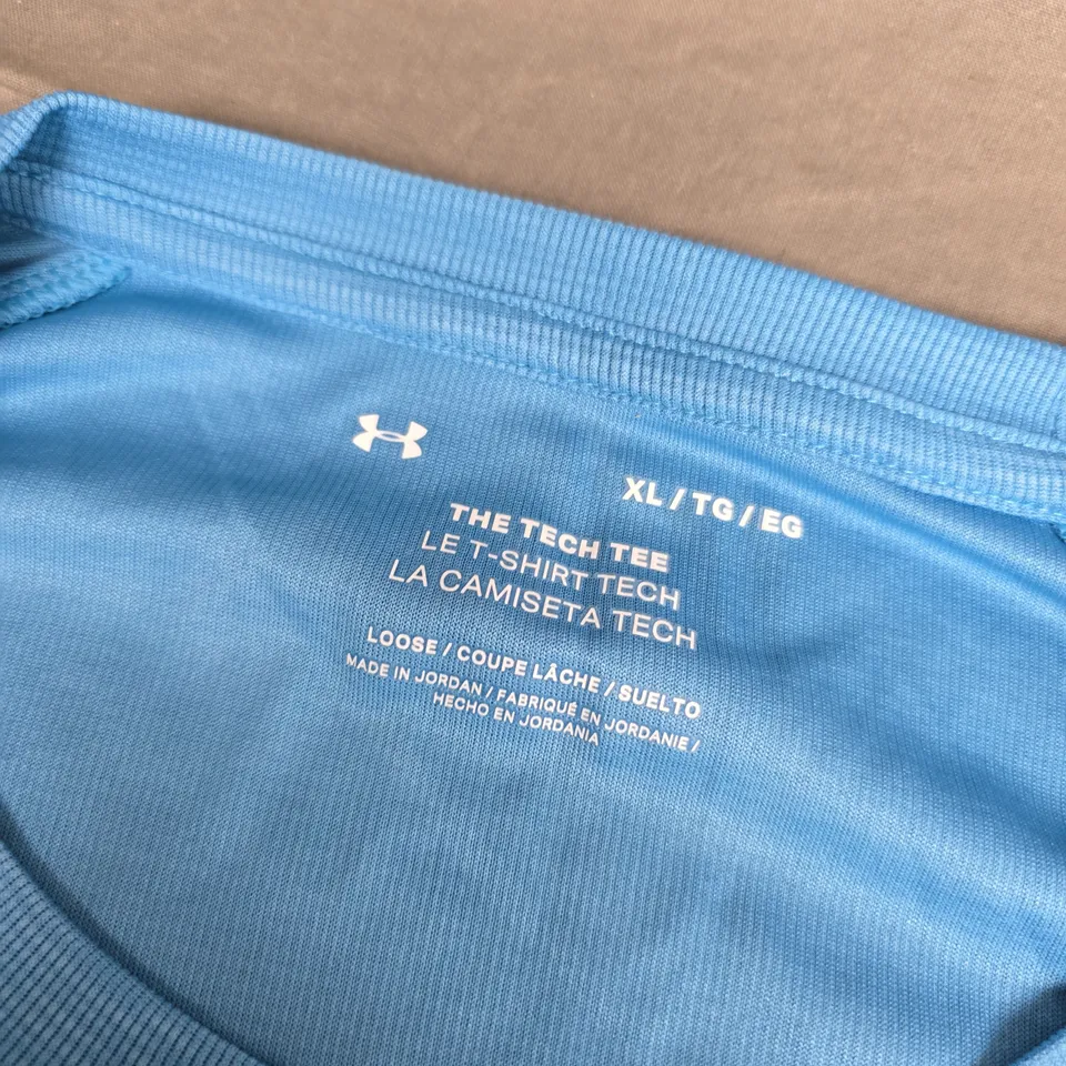 UNDER ARMOUR THE TECH TEE LOOSE T-SHIRT – BLUE, XL (MEN'S)