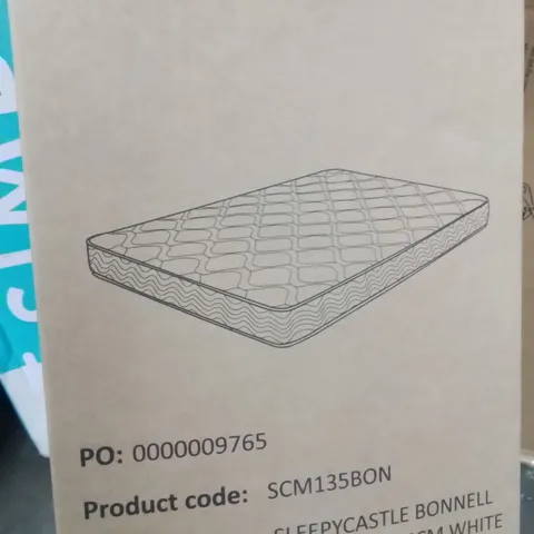 BOXED SLEEPY CASTLE 135CM DOUBLE  MATTRESS 
