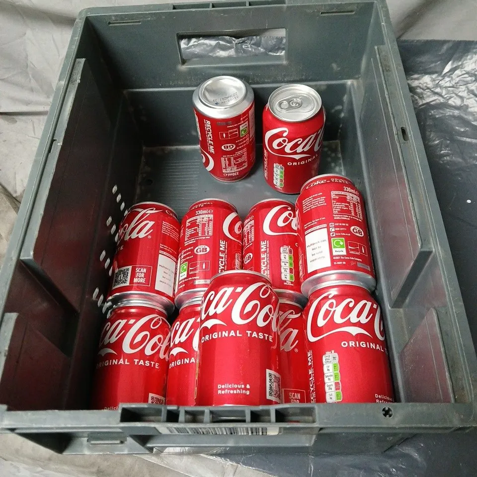 APPROXIMATELY 10 COCA COLA 330ML CANS