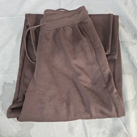 BERSHKA JOGGERS IN BROWN SIZE LARGE
