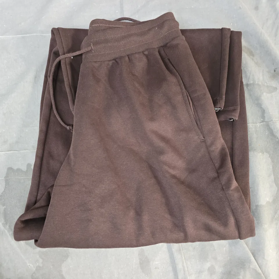BERSHKA JOGGERS IN BROWN SIZE LARGE