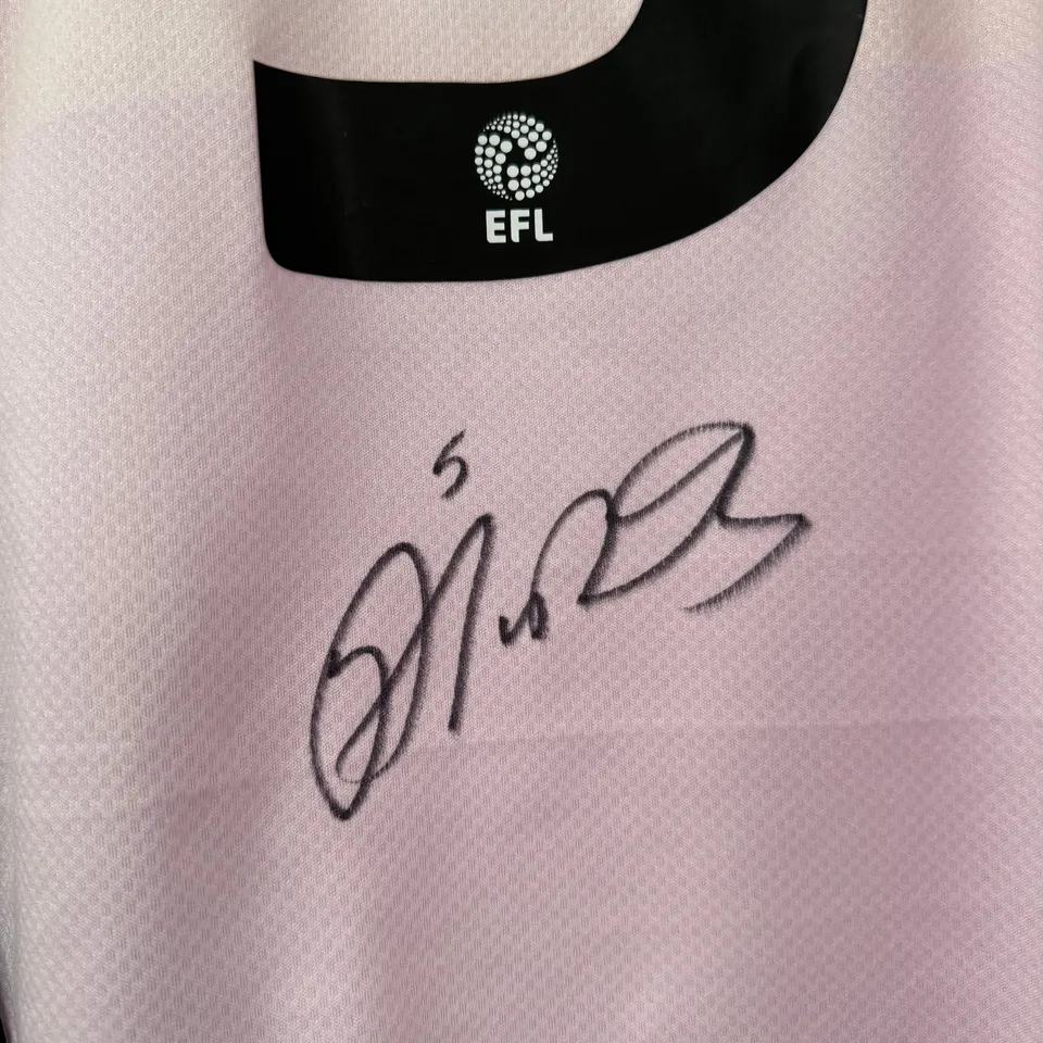 #5 - Samuel Hughes - FA Cup Football Shirt 24/25 - Size L - Signed