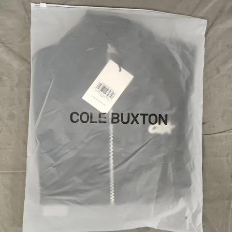 BAGGED COLE BUXTON CB STAR RACING TRACK JACKET IN BLACK SIZE LARGE