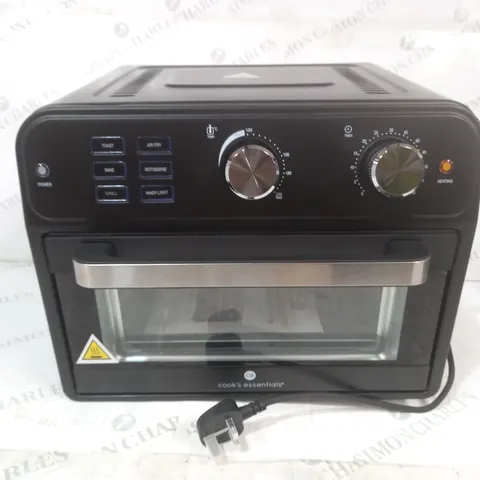 BOXED COOK'S ESSENTIAL 21-LITRE AIRFRYER OVEN IN BLACK