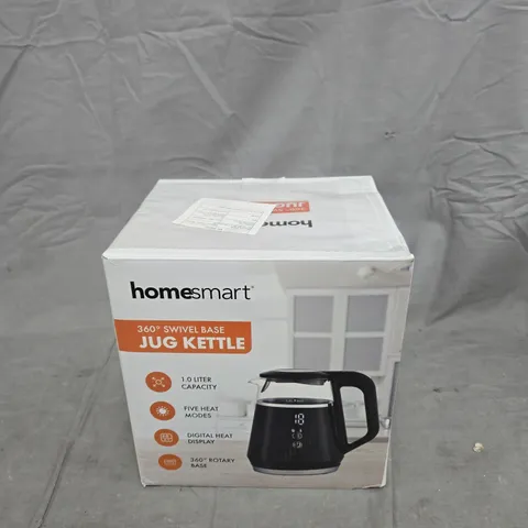 HOMESMART 360° SWIVEL BASE JUG KETTLE – 1.0 L BOXED 