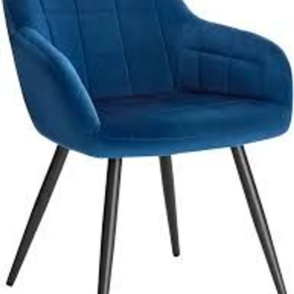 BOXED WOLTU DINING CHAIRS (SET OF 2) - BLUE (1 BOX)