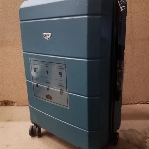 LUGG JETSET CABIN SUITCASE - TEAL