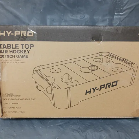 BOXED HY-PRO 20" TABLETOP AIR HOCKEY