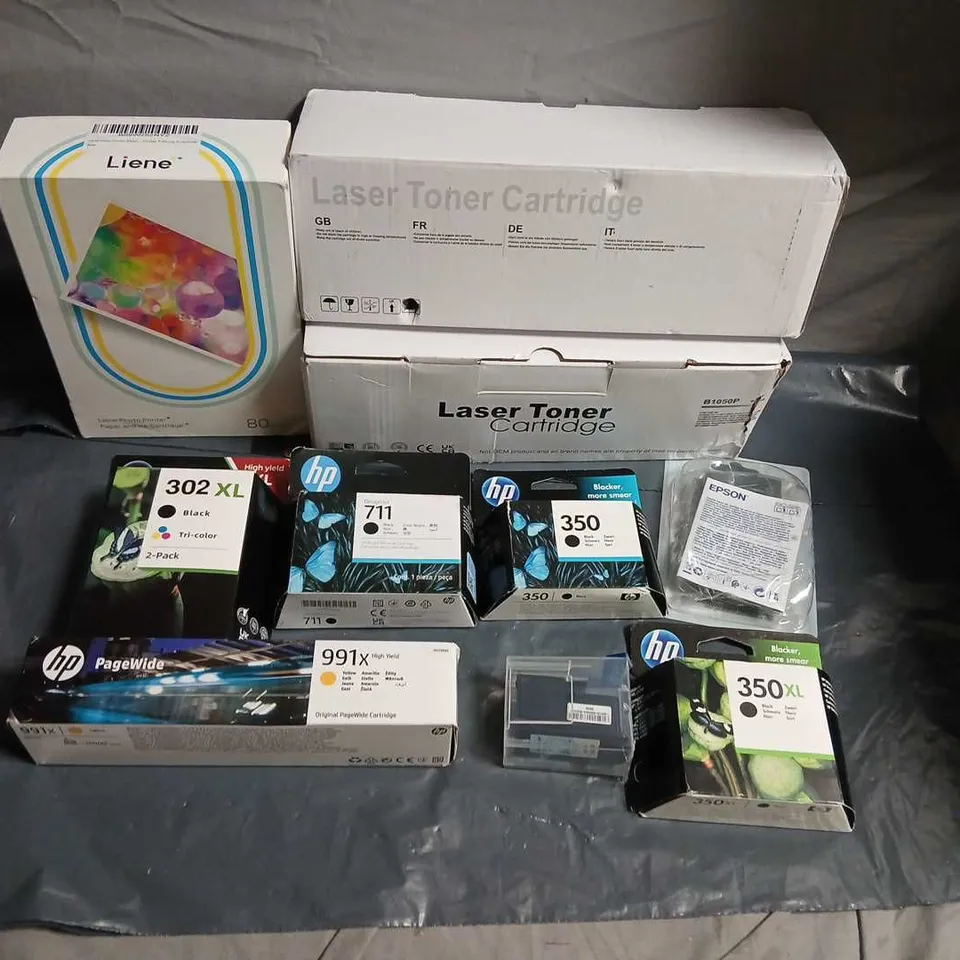 LARGE QUANTITY OF ASSORTED TONER AND PRINTER CARTRIDGES