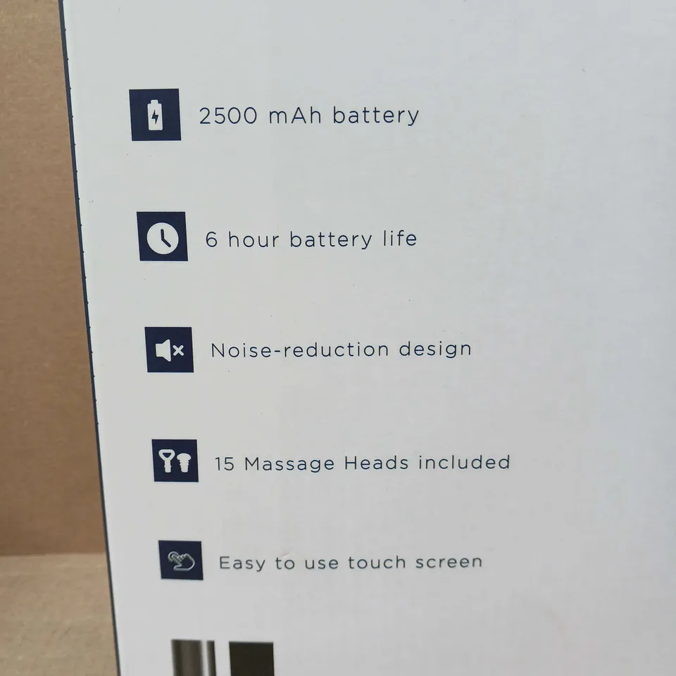 BOXED PERCUSSION MASSAGE GUN