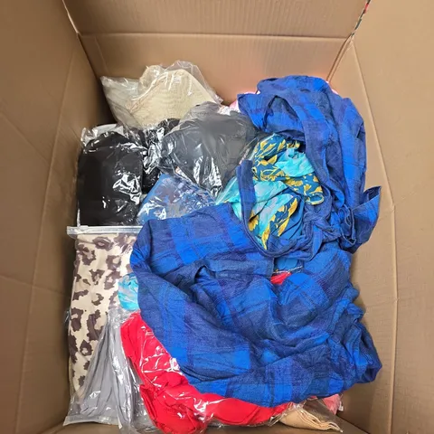 APPROXIMATELY 30 ASSORTED CLOTHING ITEMS IN VARIOUS SIZES, STYLES & COLOURS - COLLECTION ONLY