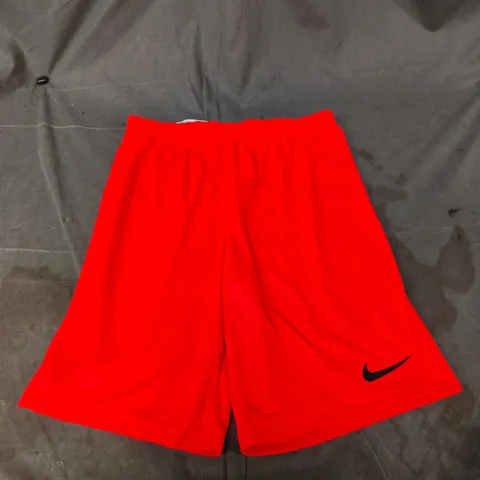 NIKE RED ATHLETIC SHORTS SIZE XL