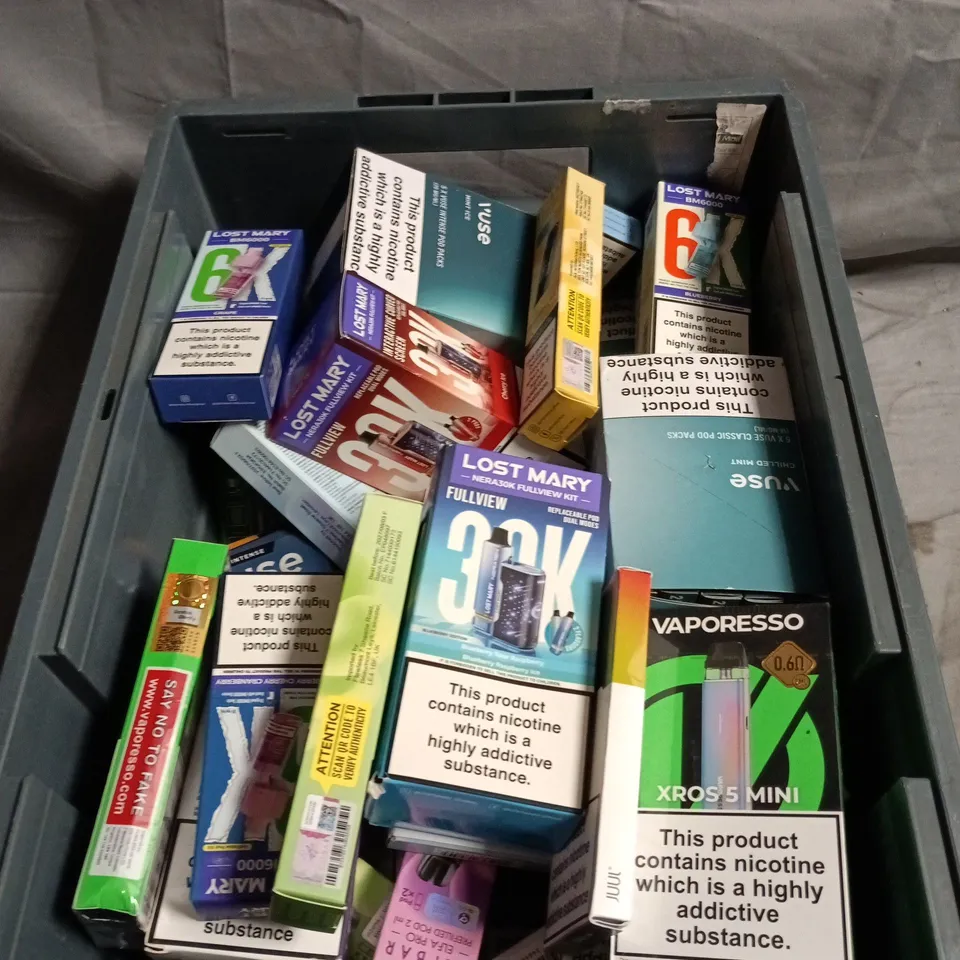 APPROXIMATELY 25 ASSORTED E-CIGARETTE PRODUCTS