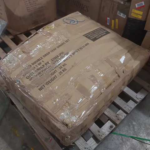 BOXED JAEDEN EXTENDABLE DINING SET WITH 2 CHAIRS