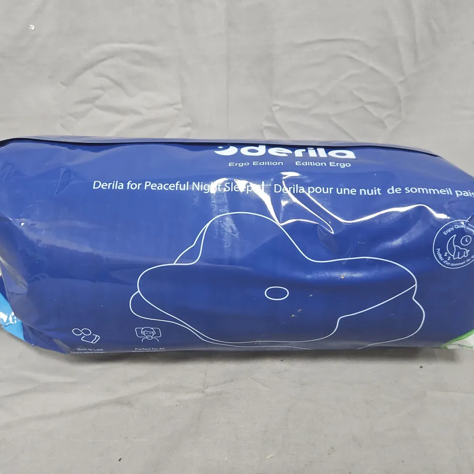 DERILA MEMORY FOAM PILLOW WITH PILLOWCASE – STANDARD 54X36X12 CM