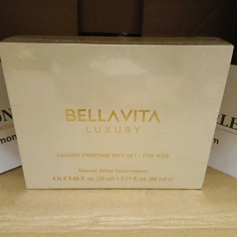 BOXED BELLAVITA LUXURY PERFUME GIFT SET FOR MEN 4 X 20ML