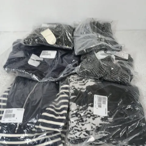 APPROXIMATELY 30 ASSORTED CLOTHING ITEMS IN VARIOUS SIZES, COLOURS & STYLES TO INCLUDE BRANDS SUCH AS RUTH LANGSFORD, MONSOON, CENTIGRADE, ETC - COLLECTION ONLY