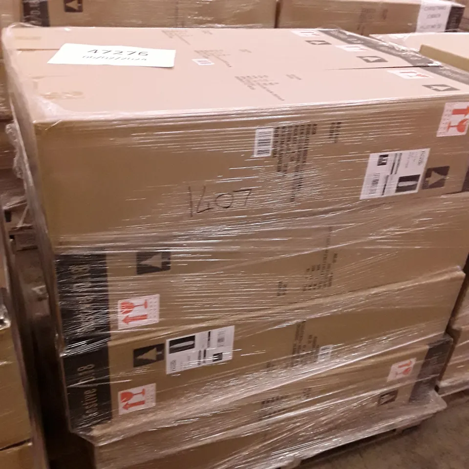 PALLET OF APPROXIMATELY 12 BOXES CONTAINING BRAND NEW 114CM SILVER TIPS TREES