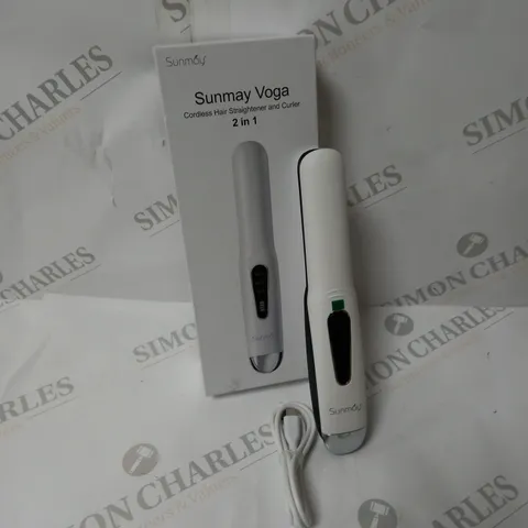 BOXED SUNMAY VOGA CORDLESS HAIR STRAIGHTENER AND CURLER