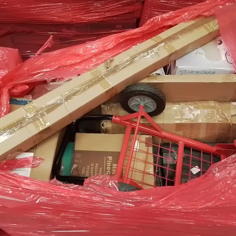 PALLET CONTAINING ASSORTED ITEMS INCLUDING: AIR COOLER, TROLLEY, 4.5L DIGITAL AIR FRYER ECT
