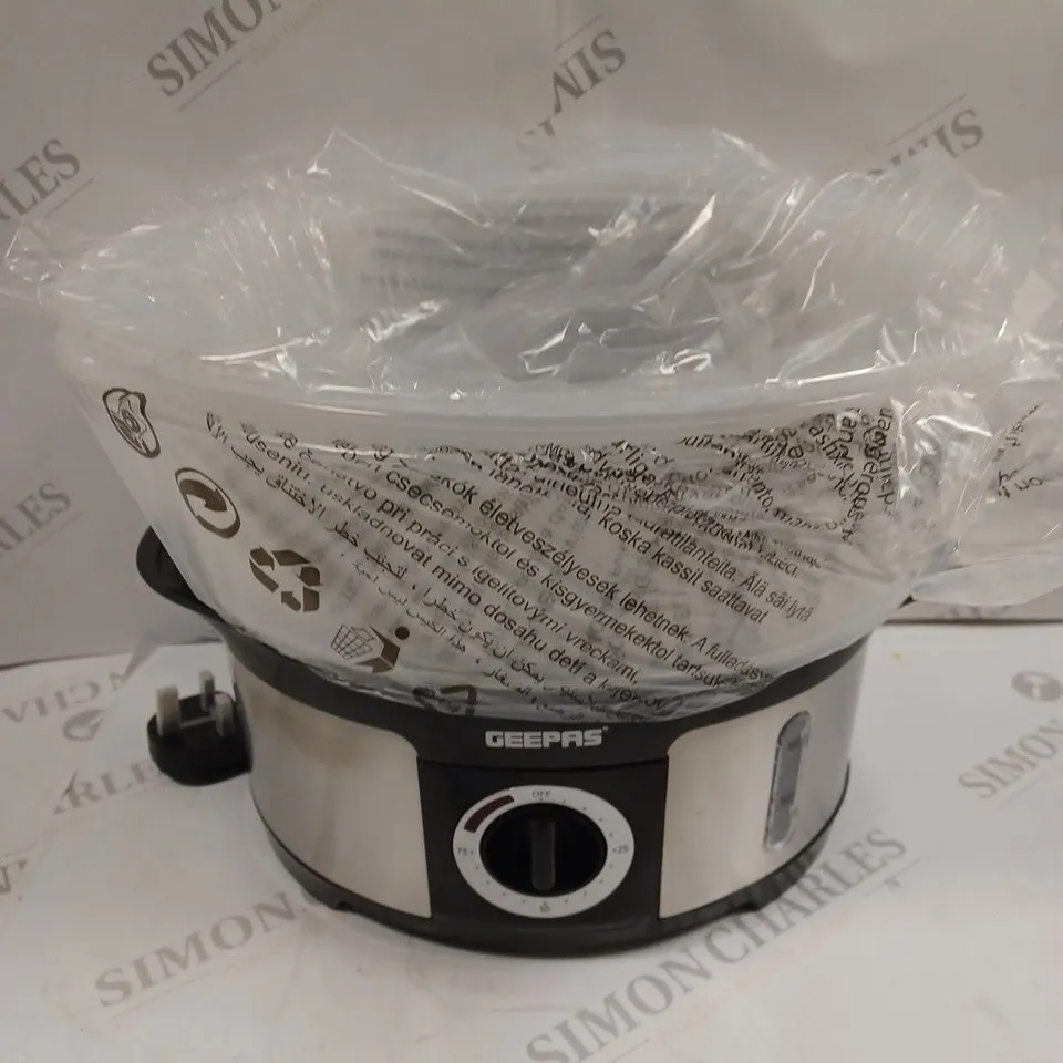 BOXED GEEPAS GFS63025UK FOOD STEAMER 