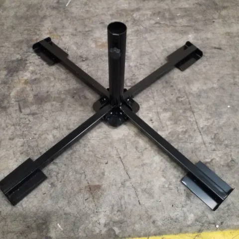 BOXED METAL PARASOL BASE - BLACK
