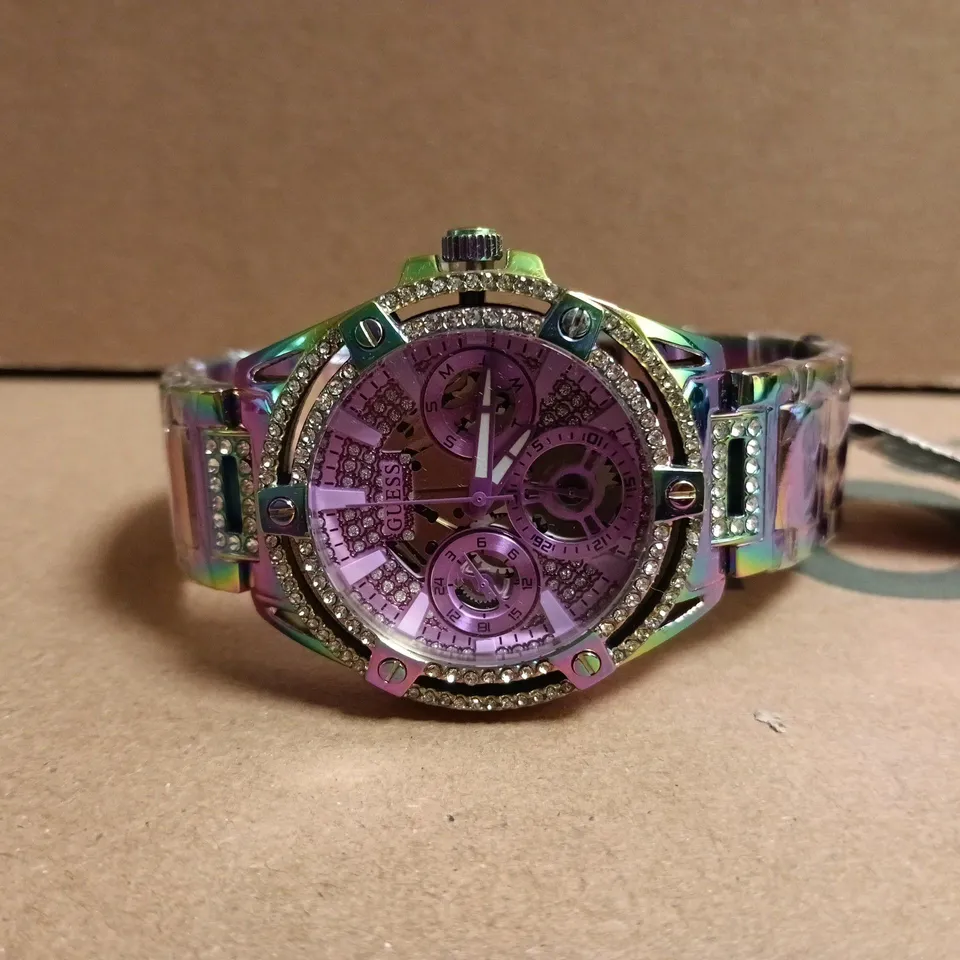 GUESS LADIES IRIDESCENT QUEEN WATCH