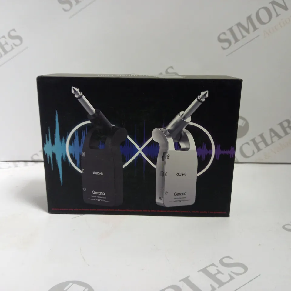 BOXED GETARIA GWS-8 WIRELESS GUITAR SYSTEM