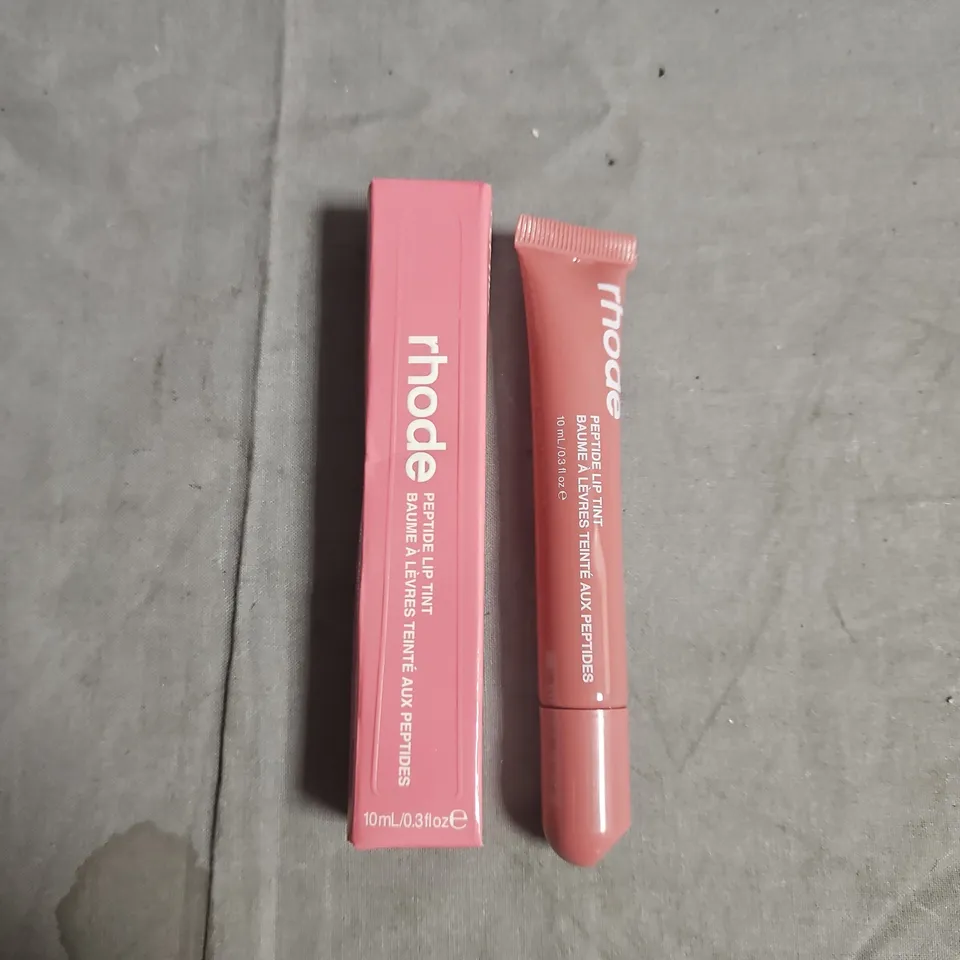 BOXED RHODE PEPTIDE LIP TINT – SALTY TAN, 10ML