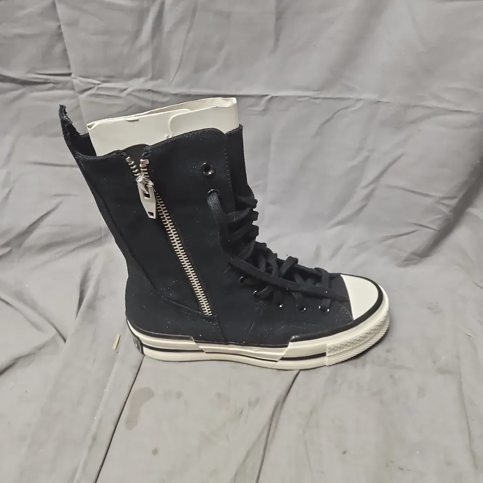 BOXED CONVERSE CHUCK 70 PLUS X‑HI SNEAKERS – BLACK/WHITE (UNISEX) A10361C