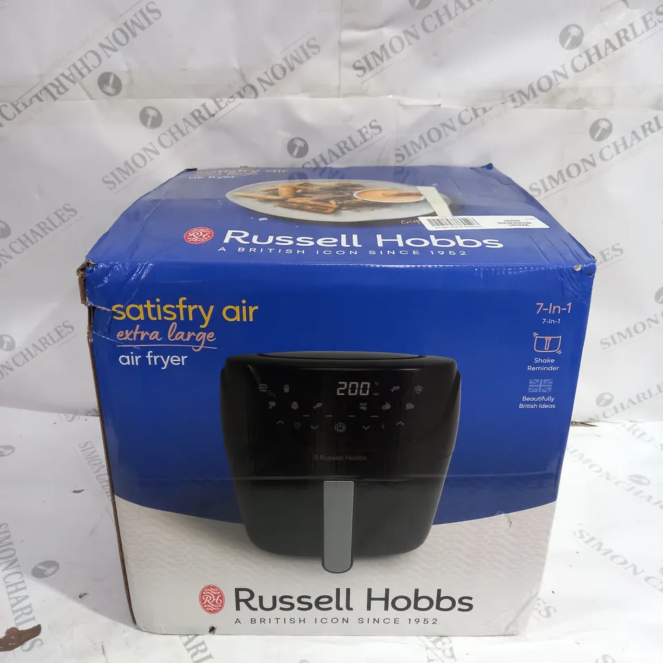 BOXED RUSSELL HOBBS SATISFRY AIR FRYER 