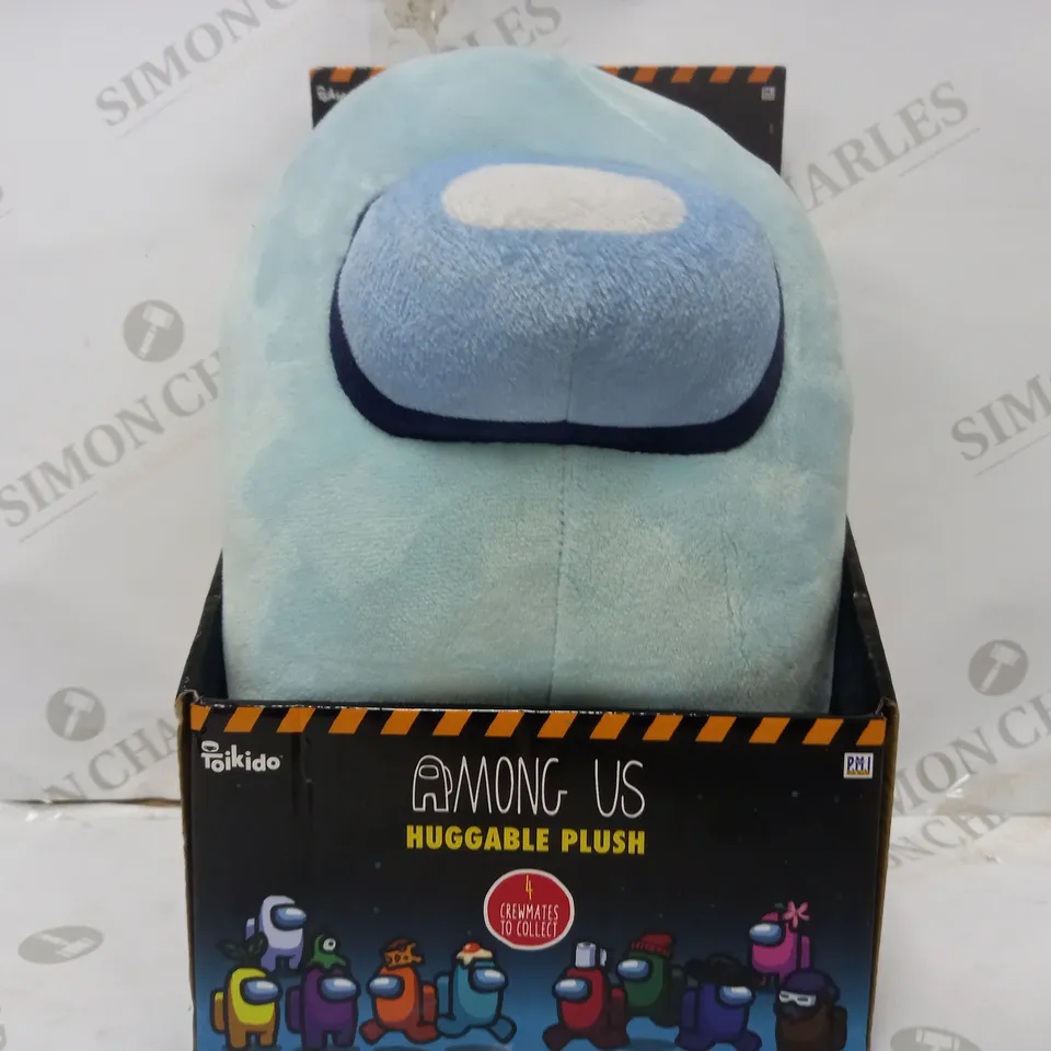 TOIKIDO AMONG US CYAN HUGGABLE PLUSH