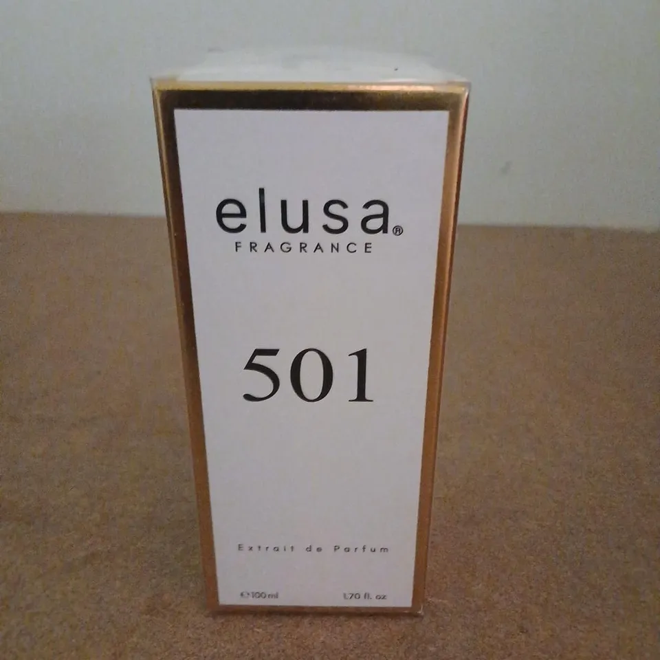 BOXED AND SEALED ELUSA FRAGRANCE 501 EXTRAIT DE PARFUM 100ML