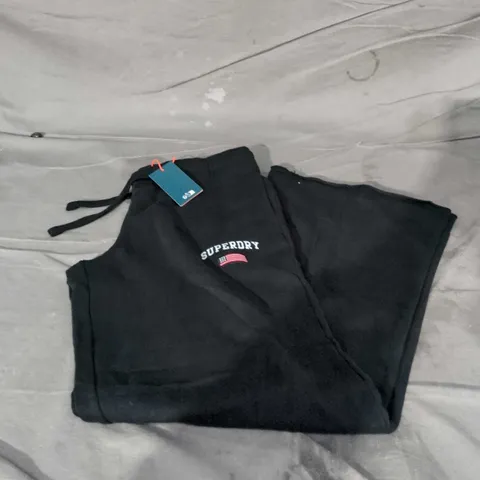 SUPERDRY ESSENTIAL WIDE-LEG JOGGERS – ECLIPSE NAVY – XS