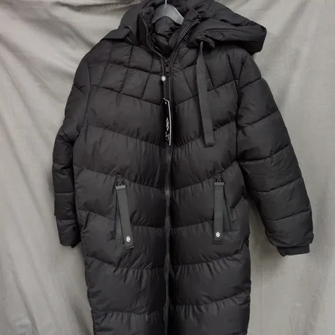 SAINT & SINNER BLACK SAMURAI OVERSIZED COAT SIZE 14 WITH TAGS