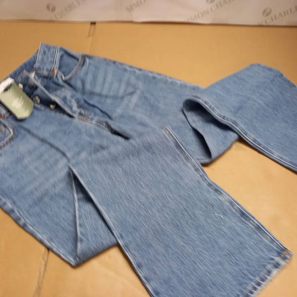 H&M FLARE HIGH WAIST JEANS - UK 8