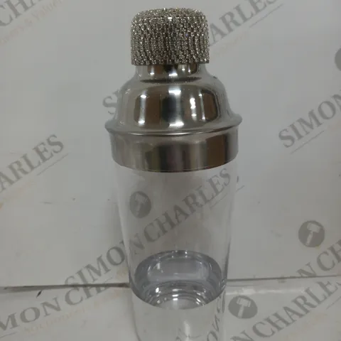 JM BY JULIEN MACDONALD CRYSTAL LID COCKTAIL SHAKER IN GIFT BOX