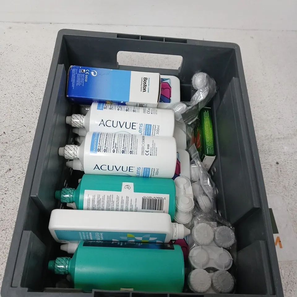 APPROXIMATELY 20 ASSORTED ITEMS INCLUDING EYE DISINFECTANT, NICOTINE PATCHES ETC.