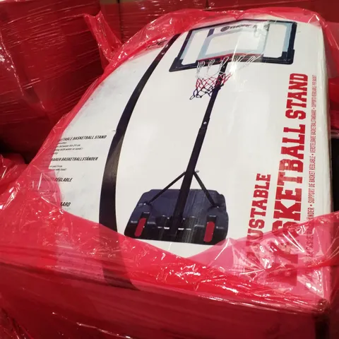 PALLET CONTAINING ASSORTED PRODUCTS INCLUDING ADJUSTABLE BASKETBALL STAND & OFFICE GAMING CHAIR