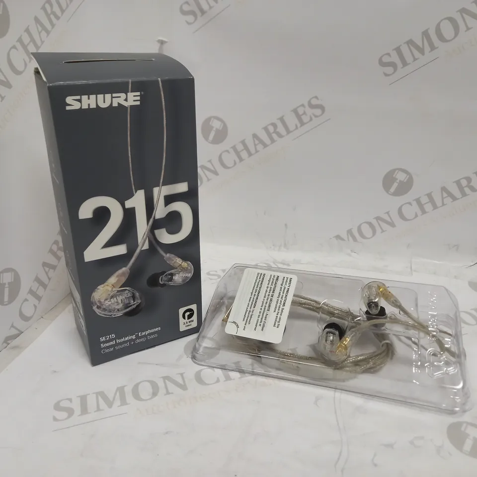 SHURE 215 SOIUND ISOLATING EARPHONES