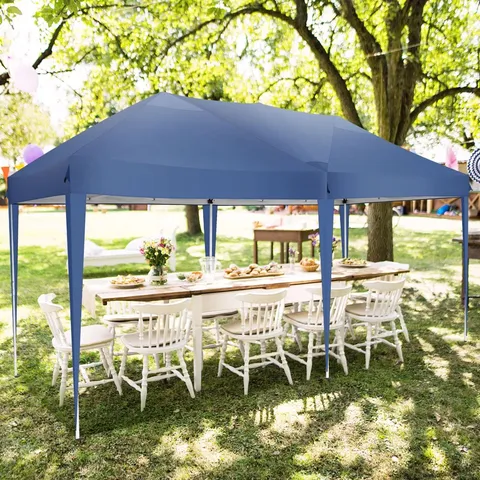 BOXED HOTEEL POP UP GAZEBO 3M X 6M MARQUEE GAZEBO WITH SIDES (1 BOX)