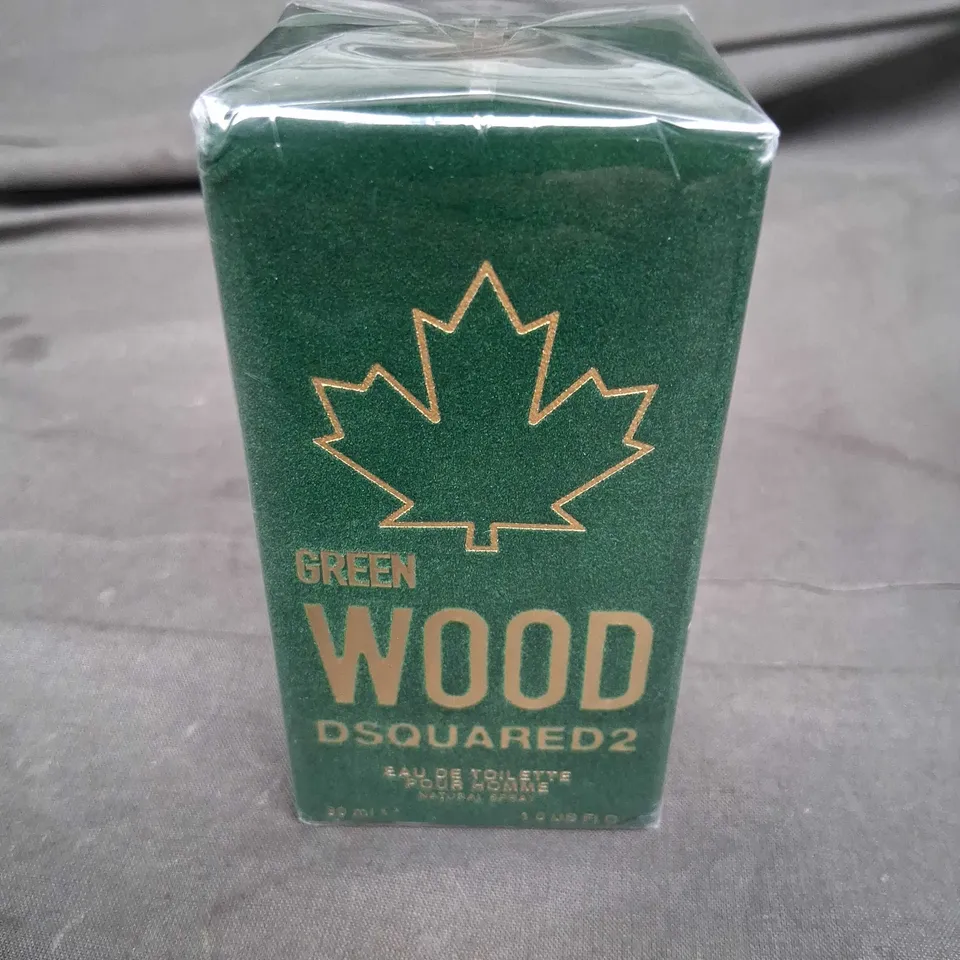 BOXED AND SEALED GREEN WOOD DSQUARED2 EAU DE TOILETTE 30ML