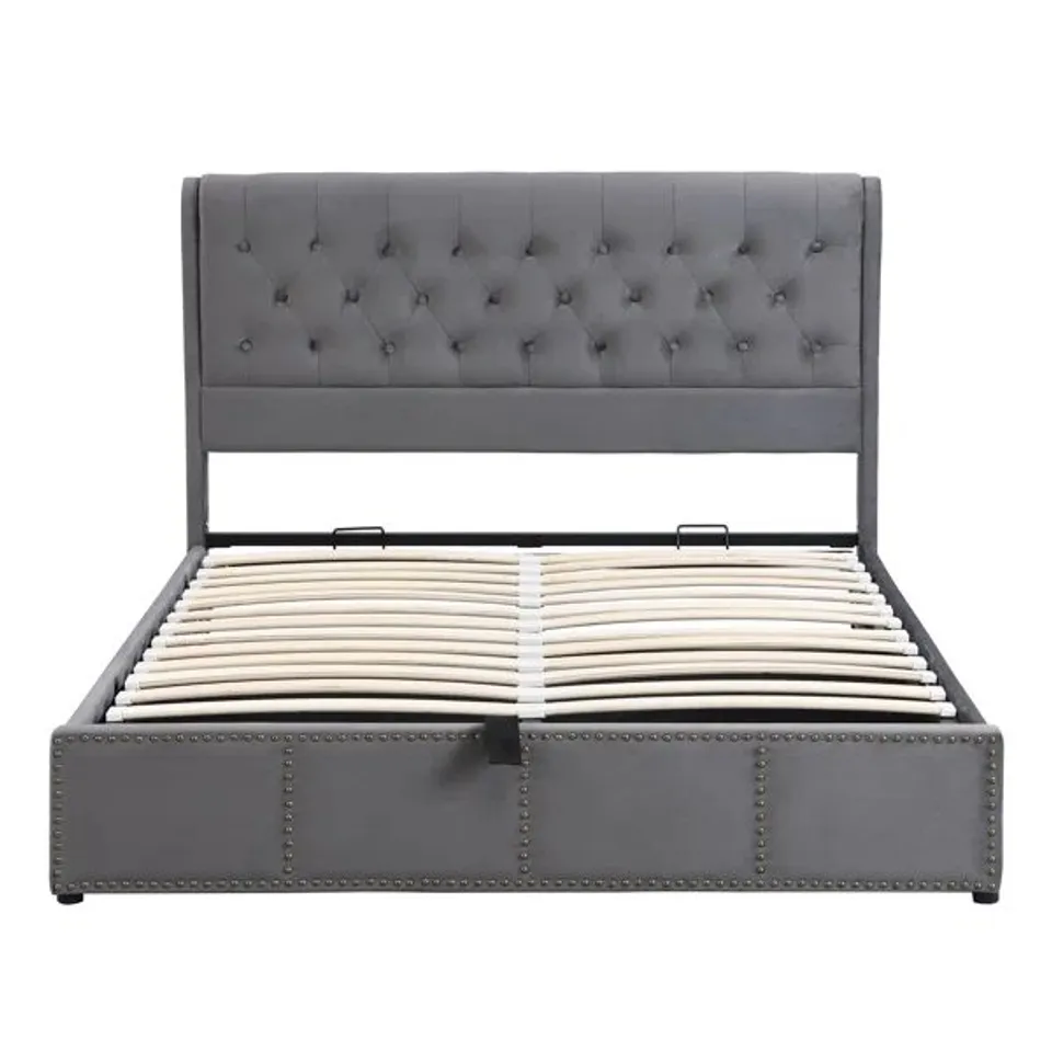 BOXED ABIANNA UPHOLSTERED UK SUPER KING - DE 180 X 200CM OTTOMAN (2 BOXES)