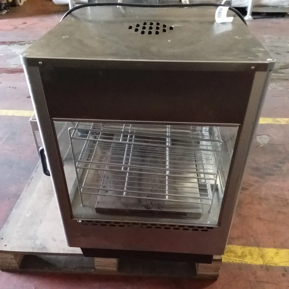 LINCAT SEAL UMS50D COUNTERTOP HEATED DISPLAY MERCHANDISER WITH STATIC RACK