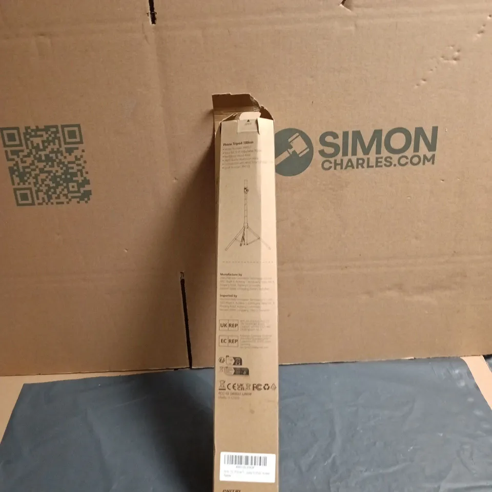 PHONE TRIPOD 180CM BLACK BOXED